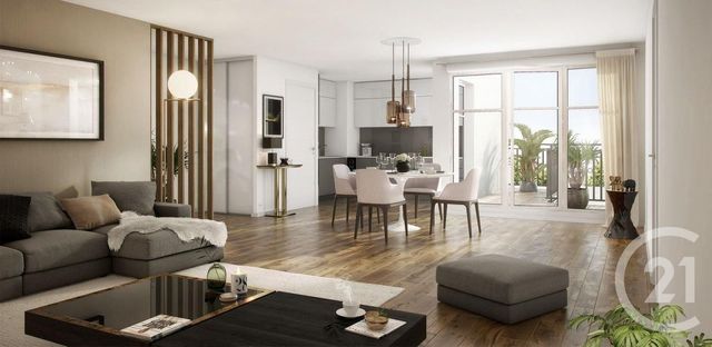 Appartement F3 à vendre - 3 pièces - 64.45 m2 - LYON - 69003 - RHONE-ALPES - Century 21 Villa Urbana
