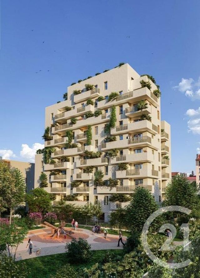 Appartement F3 à vendre - 3 pièces - 60.42 m2 - LYON - 69007 - RHONE-ALPES - Century 21 Villa Urbana