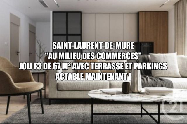 Appartement F3 à vendre - 3 pièces - 67.0 m2 - ST LAURENT DE MURE - 69 - RHONE-ALPES - Century 21 Villa Urbana