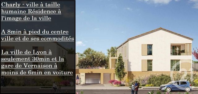Appartement F3 à vendre - 3 pièces - 60.77 m2 - CHARLY - 69 - RHONE-ALPES - Century 21 Villa Urbana