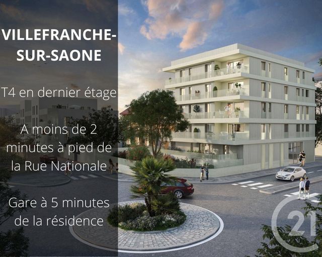 Appartement T4 à vendre VILLEFRANCHE SUR SAONE