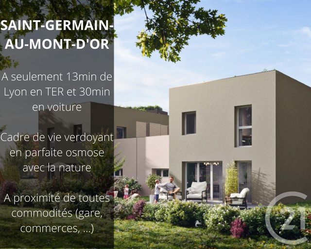 maison à vendre - 5 pièces - 103.47 m2 - ST GERMAIN AU MONT D OR - 69 - RHONE-ALPES - Century 21 Villa Urbana