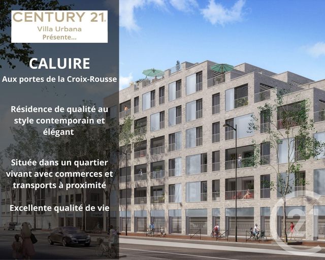 Appartement T4 à vendre - 4 pièces - 84.21 m2 - CALUIRE ET CUIRE - 69 - RHONE-ALPES - Century 21 Villa Urbana