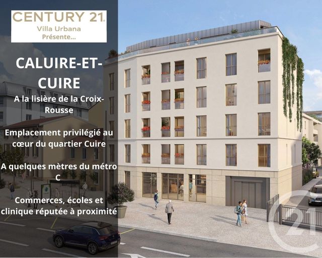 Appartement T2 à vendre - 2 pièces - 42.0 m2 - CALUIRE ET CUIRE - 69 - RHONE-ALPES - Century 21 Villa Urbana