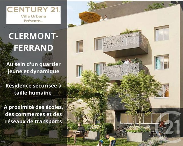 Appartement T4 à vendre - 4 pièces - 84.42 m2 - CLERMONT FERRAND - 63 - AUVERGNE - Century 21 Villa Urbana